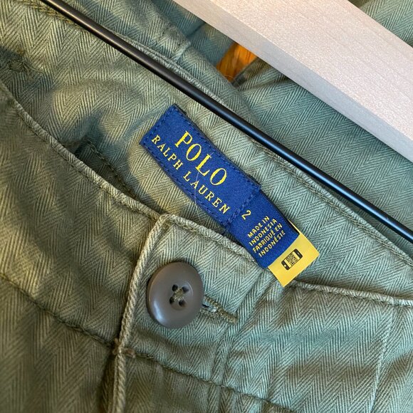 Polo Ralph Lauren relaxed herringbone crop pants in US size 2 - Picture 4 of 4